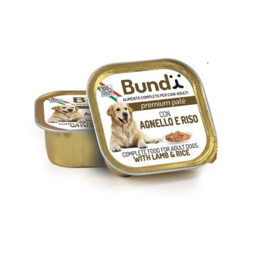 Ushqim për qen me oriz dhe mish qengji