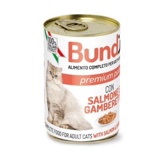 Ushqim për mace me salmon dhe karkaleca