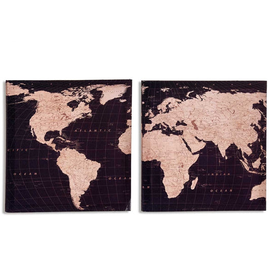 Kanavacë me hartën e botës