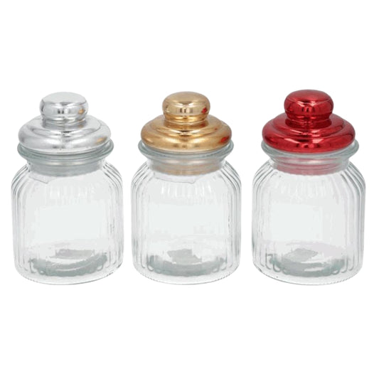 Kavanoz qelqi me dekor festiv