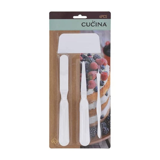 Set 4 spatula për pastiçeri