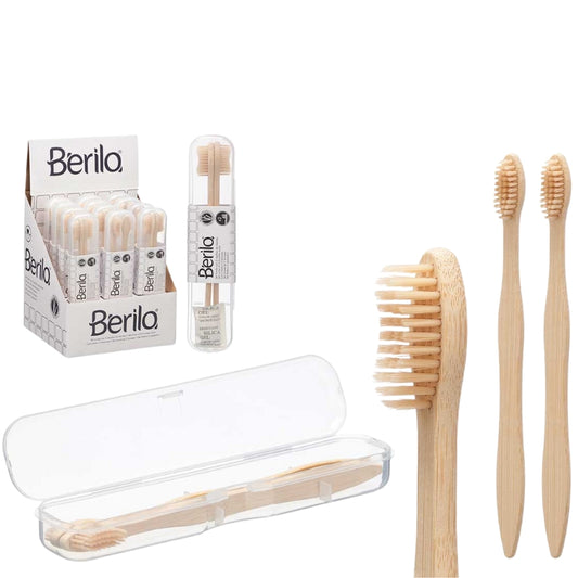 Set me 2 furça bambu