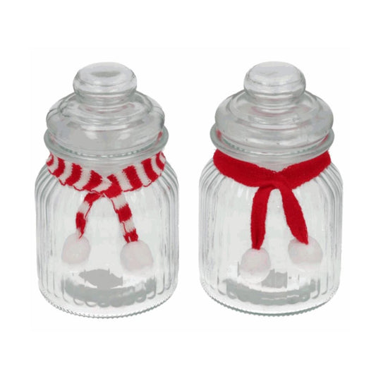 Kavanoz qelqi me dekor festiv