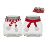 Kavanoz qelqi me dekor festiv