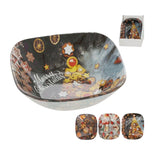 Pjatë qelqi dekorative