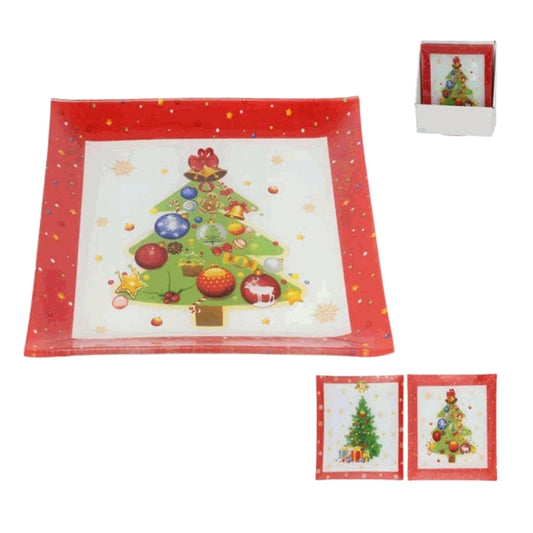 Pjatë qelqi dekorative