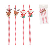 Pipa për pije me dekor festiv