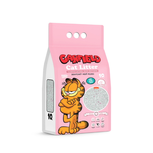 Rërë higjienike për mace Garfield, aromë pudër bebe 10L