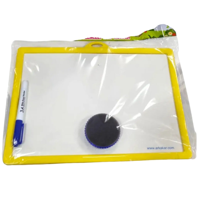 Tabelë e bardhë + marker + fshirëse